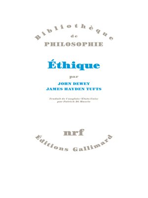 cover image of Éthique